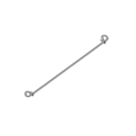 American Wire Tie Cable Tie, 8 in L, 0.83 Max Bundle Dia., Steel, 100 PK 16GAL8